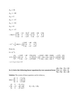 Matrix Problems and Solutions Guide | PDF | Linear Algebra | Equations