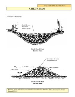 Check Dam Design and Installation Guide | PDF | Technology & Engineering
