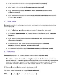 Business Requirements Document Template | PDF | Use Case | Data Model