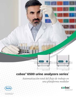 cobas® 6500 urine analyzers series*
Automatización total del flujo de trabajo en 
una plataforma modular
Registro no. 1018E20