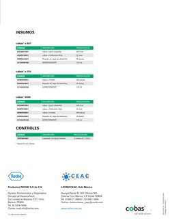 Productos ROCHE S.A de C.V
División Farmacéutica y Diagnóstica
Cerrada de Bezares No.9, 
Col. Lomas de Bezares, C.P. 11910,
