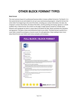 Semi-Block Format Letter Guide | PDF | Paragraph | Résumé