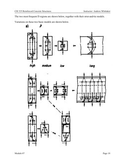 CIE 525 Reinforced Concrete Structures 
 
Instructor: Andrew Whittaker 
Module 07 
  
 
 
 
 
Page 10 
The two most frequent