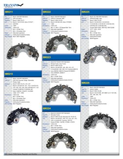 IBR222
For
Used On
Replaces
Unit
Dimensions
Notes
Features
Also Consider
Bosch 80-110A/24V IR/IF Alternators	
Renault Trucks,