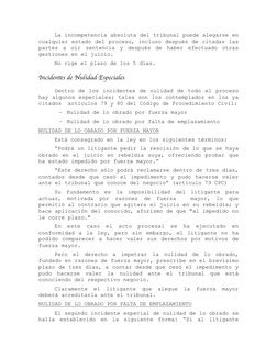 La incompetencia absoluta del tribunal puede alegarse en 
cualquier estado del proceso, incluso después de citadas las 
parte