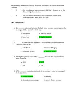 Digital Signatures in Cryptography | PDF | Public Key Cryptography ...