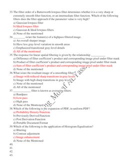 Digital Image Processing Exam Questions | PDF | Filter (Signal ...