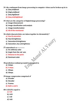 Digital Image Processing Exam Questions | PDF | Filter (Signal ...