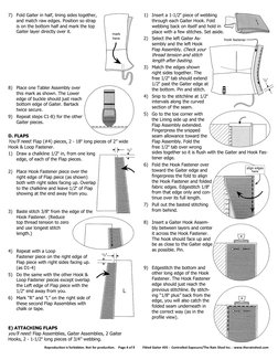 Gaiters Pattern | PDF | Seam (Sewing) | Sewing