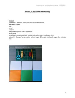 Japanese Stab Binding Techniques Guide | PDF | Bookbinding | Notebook
