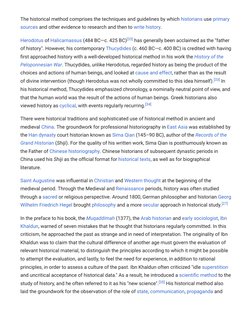 The historical method comprises the techniques and guidelines by which historians  (https://en.m.wikipedia.org/wiki/Historian