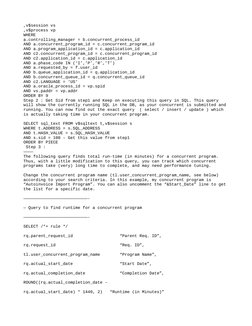 Long Running Concurrent Requests in Oracle | PDF | Pl/Sql | Sql