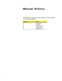 TSI TrakPro Lite Secure User Manual | PDF | Computer File | Superuser
