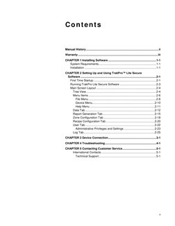 TSI TrakPro Lite Secure User Manual | PDF | Computer File | Superuser