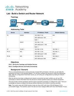 Build a Switch and Router Network Lab | PDF | Ip Address | Router ...