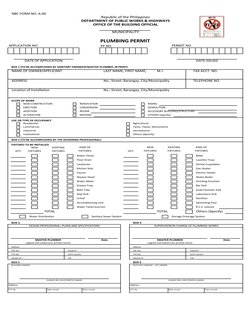 Nbc Forms.pdf Davao City Building Permit Requirements | PDF | Specification ...