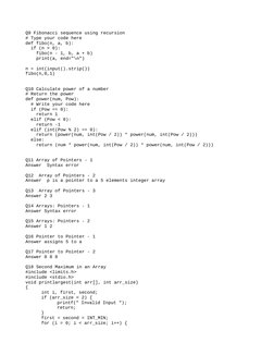 Code Quotient Coding Challenges | PDF | Pointer (Computer Programming ...