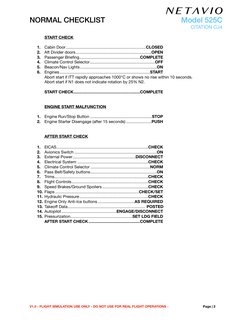 Cj4 Checklist.pdf Cessna Citation CJ4 Normal Checklist | PDF | Avionics | Landing Gear