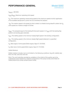 Cj4 Checklist.pdf CJ4 Performance and Speed Data | PDF | Airspeed | Runway