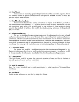 Data Warehouse Project Documentation Template | PDF | Conceptual Model ...