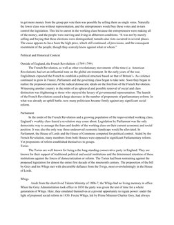 to get more money from the group per vote then was possible by selling them as single votes. Naturally 
the lower class was w