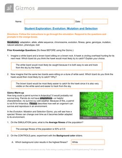 Name:
Date:
Student Exploration: Evolution: Mutation and Selection (https://www.explorelearning.com/index.cfm?method=cResourc