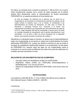 Por último, es menester traer a colación la sentencia T- 485 de 2010, en la cual la
Corte  Constitucional  resuelve  una  a