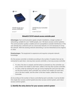 Door Access Control System Guide | PDF | Access Control | Computer Network