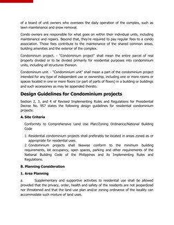 Condominium Design Guidelines Overview | PDF | Condominium | Road