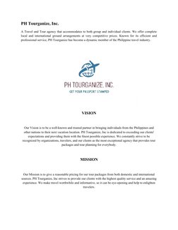 Tour Package Proposal Guide | PDF | Tourism | Economies