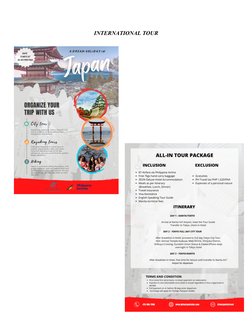 Tour Package Proposal Guide | PDF | Tourism | Economies