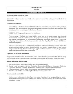 Principles of Criminal Law in the Philippines | PDF | Mens Rea ...