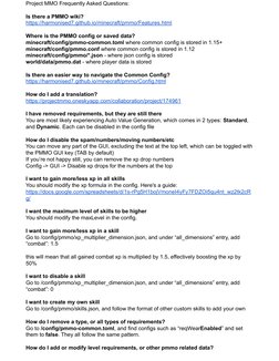 Project MMO Configuration Guide | PDF | Minecraft | Json