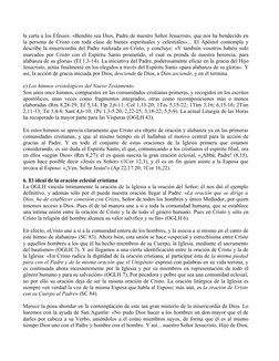 la carta a los Efesios: «Bendito sea Dios, Padre de nuestro Señor Jesucristo, que nos ha bendecido en 
la persona de Cristo c