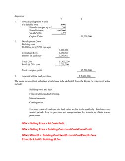 Five Methods of Property Valuation | PDF | Real Estate Appraisal ...