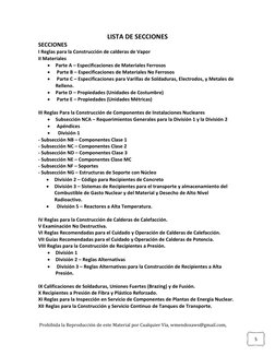 Prohibida la Reproducción de este Material por Cualquier Vía, wmendozaws@gmail.com,
5
LISTA DE SECCIONES
SECCIONES