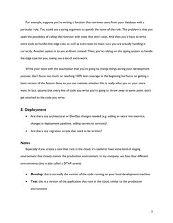 5 
For example, suppose you’re writing a function that retrieves users from your database with a 
particular role. You coul