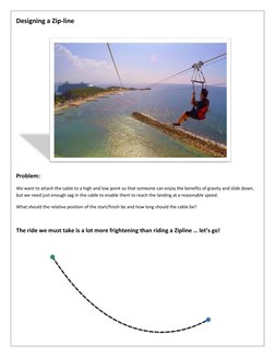 Zipline Design and Calculation Guide | PDF | Curve | Geometry