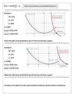 Zipline Design and Calculation Guide | PDF | Curve | Geometry