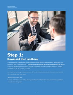 ASIS Internacional
Guía de acción de certificación PCI
Su primer paso es familiarizarse con el proceso de certificación y com