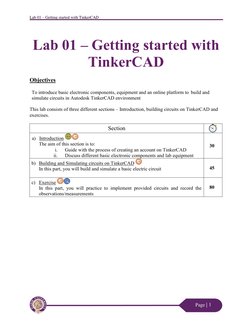 TinkerCAD Lab Manual: Circuit Basics | PDF | Power Supply | Electrical ...