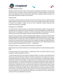 Retroalimentación e iteración 
Recopila