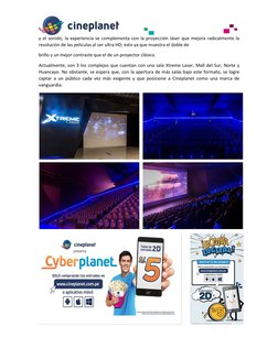 y el sonido, la experiencia se compleme