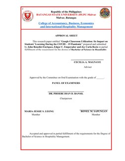 2
Republic of the Philippines
BATANGAS STATE UNIVERSITY JPLPC-Malvar
Malvar, Batangas
College of Accountancy, Business, Econo