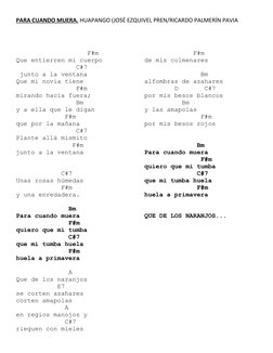 PARA CUANDO MUERA. HUAPANGO (JOSÉ EZQUIVEL PREN/RICARDO PALMERÍN PAVIA 
 
 
 
                   F#m 
Que entierren mi cuerpo