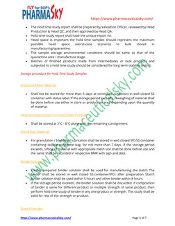 Hold Time Study Protocol Guidelines | PDF | Tablet (Pharmacy ...