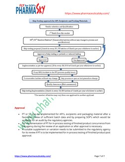 Skip Testing Skip Testing in Pharmaceutical Quality Control | PDF | Specification ...