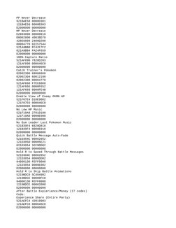 Volt White 2 Cheat Codes Guide | PDF | Pokémon | Video Games