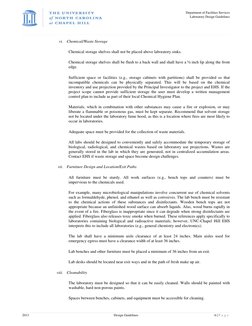 Department of Facilities Services  
 Laboratory Design Guidelines 
 
 
 
2013 
Design Guidelines 
6 | P a g e  
vi. Chem