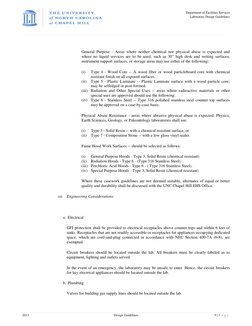 Department of Facilities Services  
 Laboratory Design Guidelines 
 
 
 
2013 
Design Guidelines 
9 | P a g e  
 
Genera
